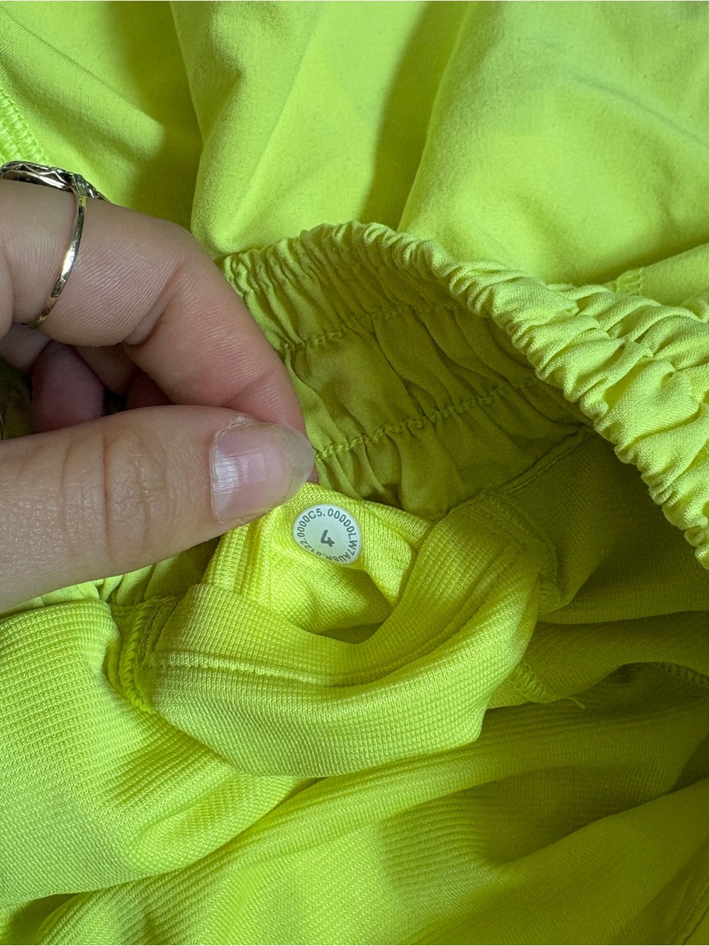Lululemon Athletica Hotty Hot Low-Rise Lined Short 2.5 Inseam Electric Lemon - Picture 12 of 12